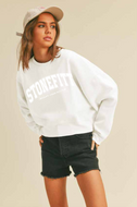WHITE CREW NECK
