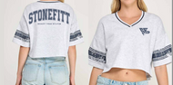 FLEECE V NECK PULL OVER